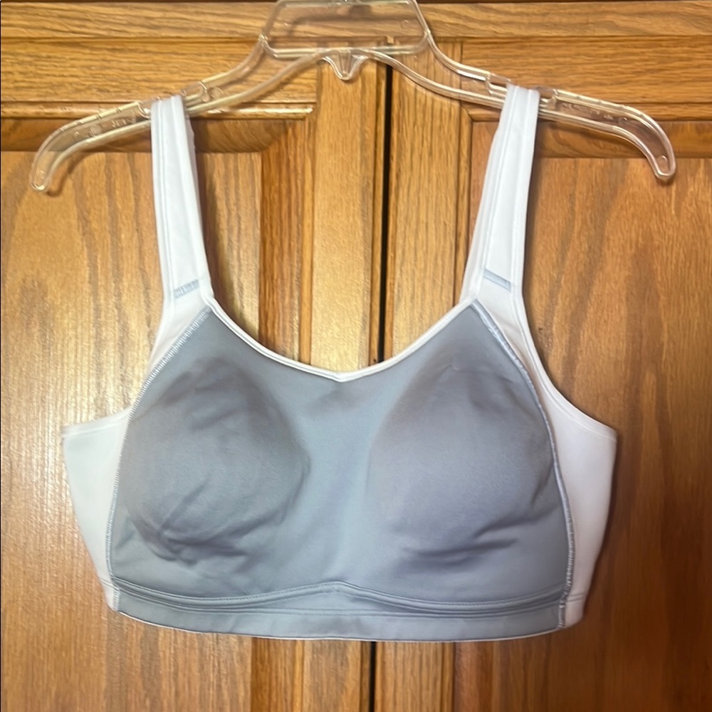 Champion Gray and White Sports Bra Intimates